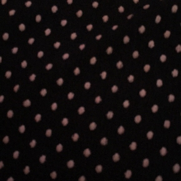 Slinky Black With Pink Polka Dots Shirt - Picture 3 of 4
